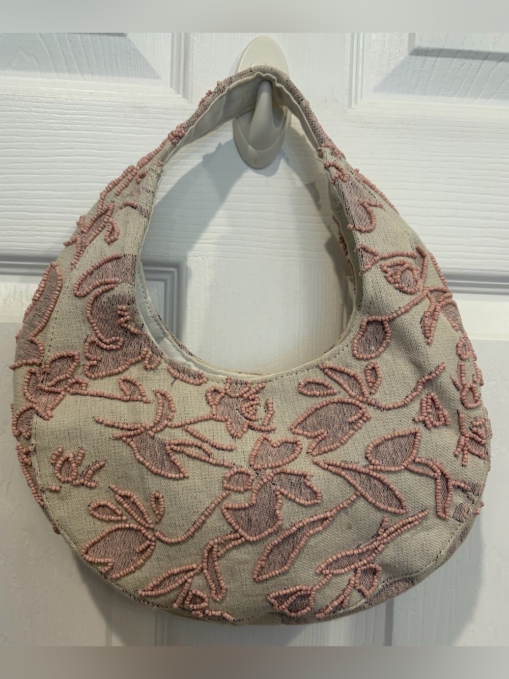 Bag Crescent Shaped Beaded a new day, New